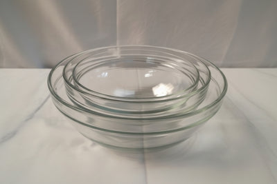 Compote schaal glas