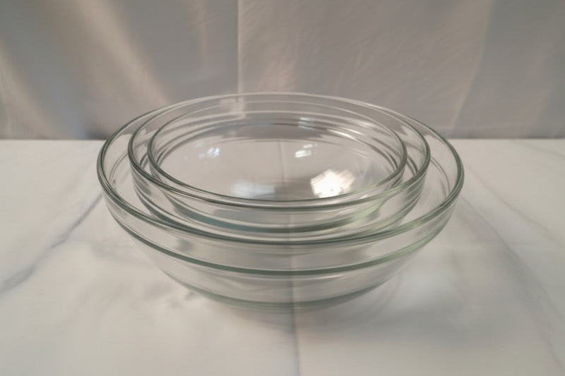 Compote schaal glas