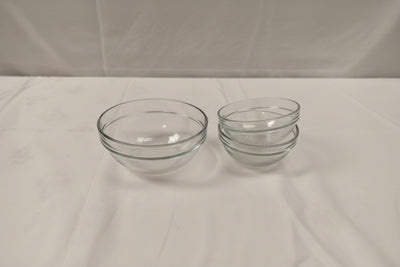 Snackschaaltje/Dipschaaltje glas